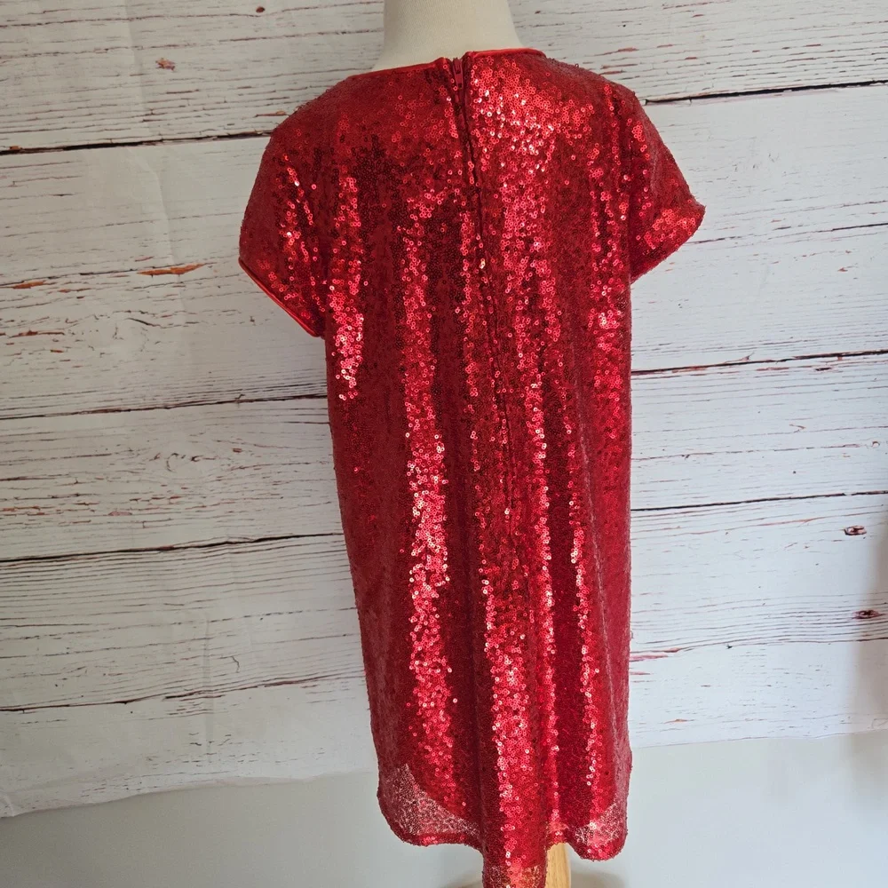 Petite Adele Sequin Girl Dress Size Size 6-8